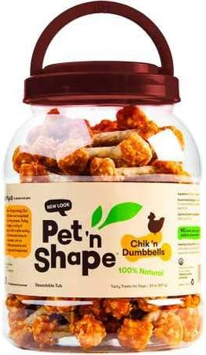 Chik 'N Rice Dumbbells - All Natural Dog Treats, Chicken, 32 Oz